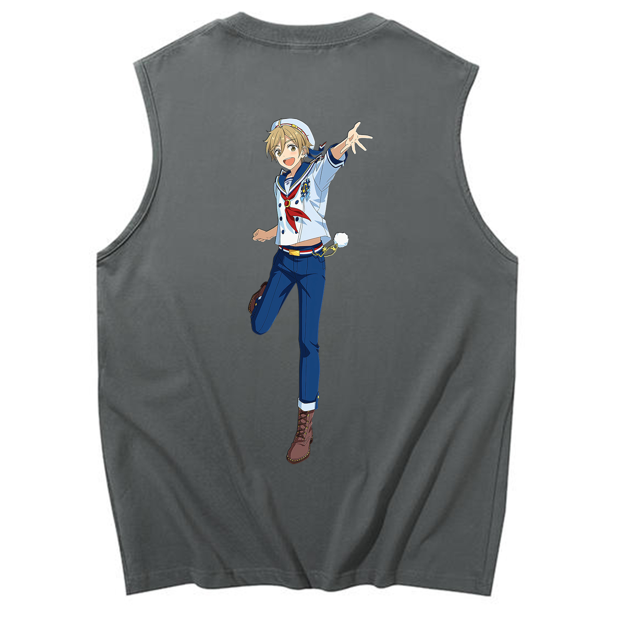 （画像用） あんさんぶるスターズ! Ensemble Stars コットン100％タンクトップ（背面プリント）